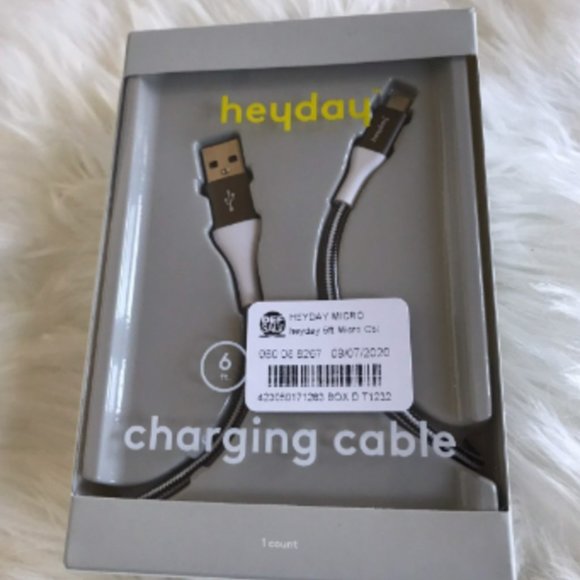 Heyday USB-C to USB-a Braided Cable 6ft - Picture 4 of 5